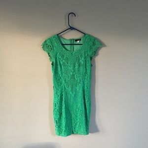Green Lace Dress